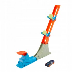 Hot Wheels Lanceur Vertical Puissant avec Véhicule HW