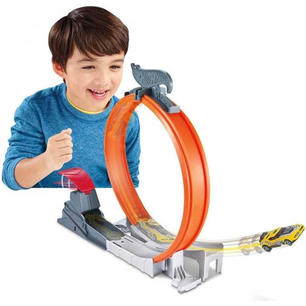 Hot Wheels Circuit Défi Looping Loop Star avec Voiture HW