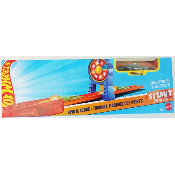 Hot Wheels Piste de Racing Spin and Score avec Voiture HW