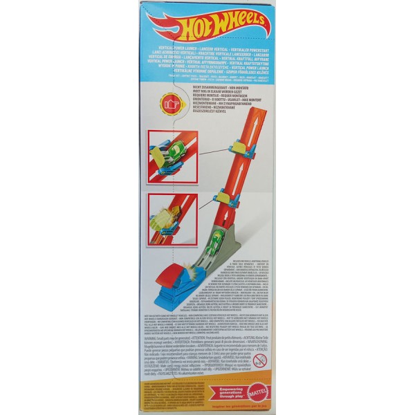 Hot Wheels Lanceur Vertical Puissant avec Véhicule HW