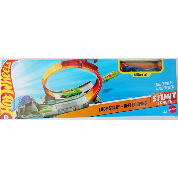 Hot Wheels Circuit Défi Looping Loop Star avec Voiture HW