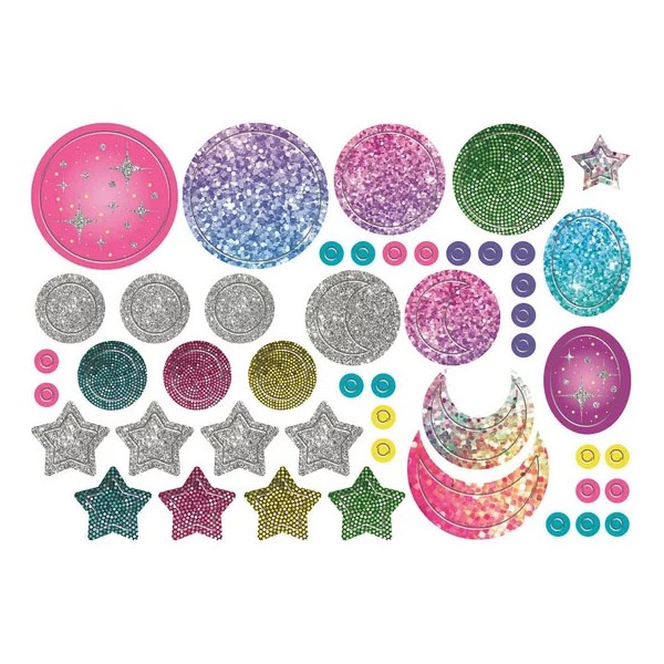 Kit Créatif DIY Pendentifs My Moonlight Crazy Chic - Clementoni
