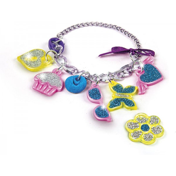 Kit Créatif DIY Mes Charms Multicolores Crazy Chic - Clementoni