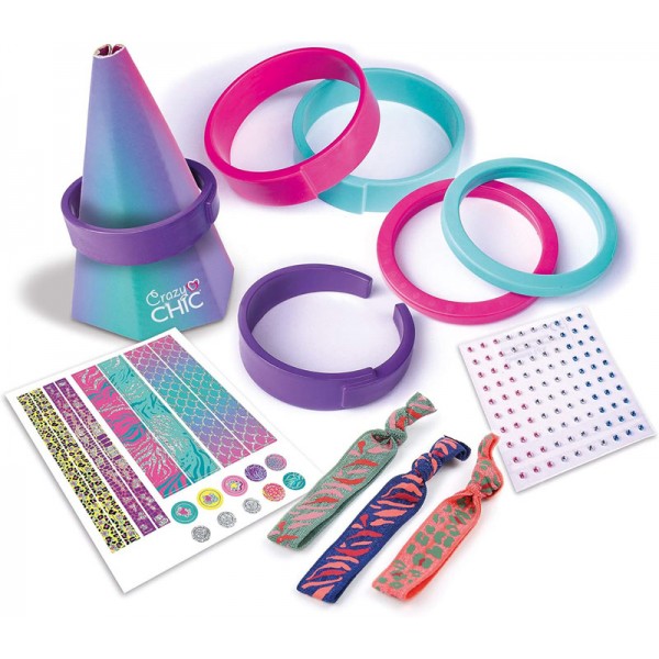 Kit Créatif DIY My Fashion Bracelets Crazy Chic - Clementoni