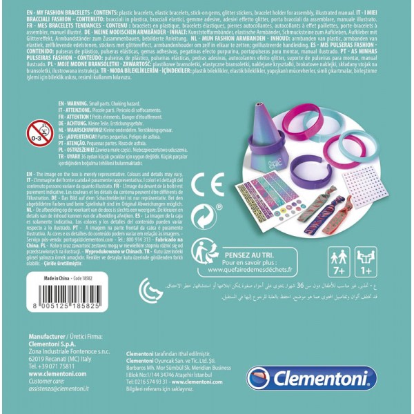 Kit Créatif DIY My Fashion Bracelets Crazy Chic - Clementoni