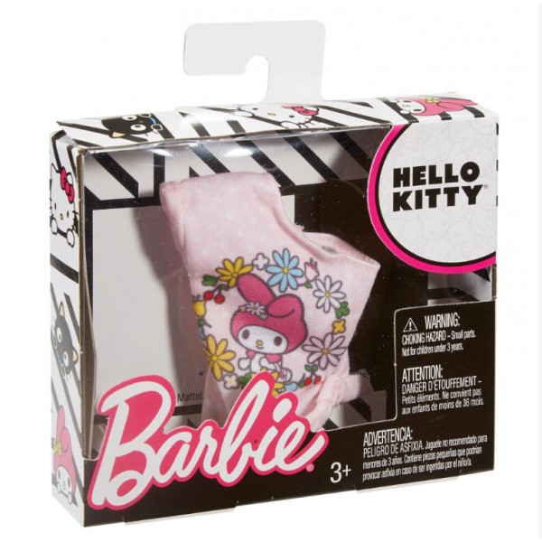 Barbie Fashions Top Hello Kitty My Melody Mattel FLP43