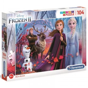 Puzzle Disney La Reine des neiges 104 pièces - Clementoni