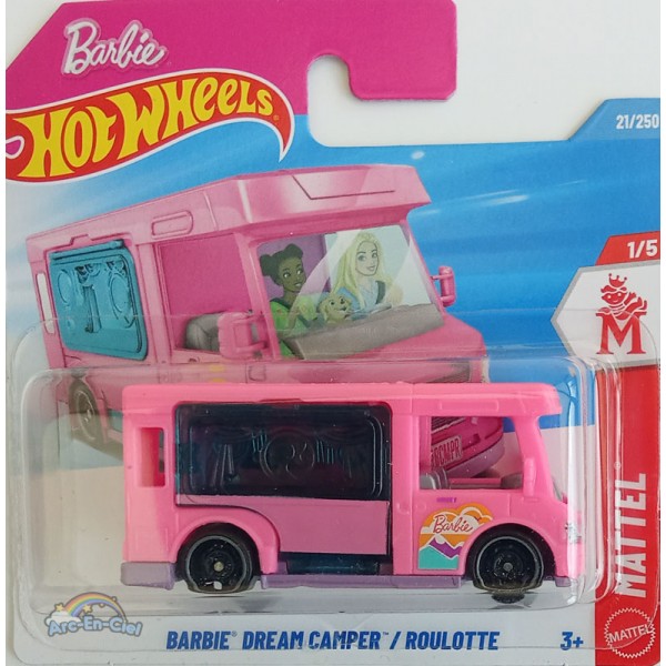 Hot Wheels Véhicule Miniature Barbie Dream Camper