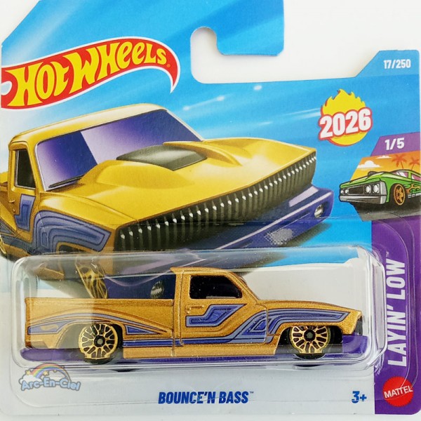 Hot Wheels Véhicule Miniature Bounce'N Bass