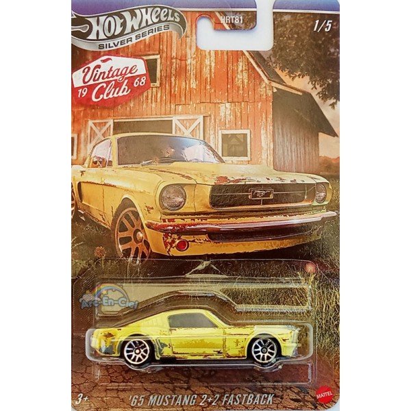 Hot Wheels Silver Series 65 Mustang 2+2 Fastback