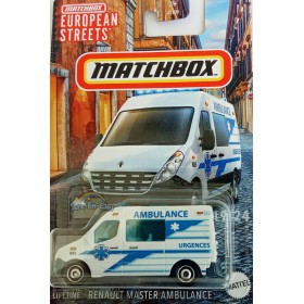 Voiture miniature Matchbox Renault Master Ambulance HVV43