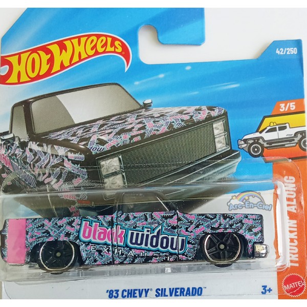 Hot Wheels Véhicule Miniature '83 Chevy Silverado JJJ13
