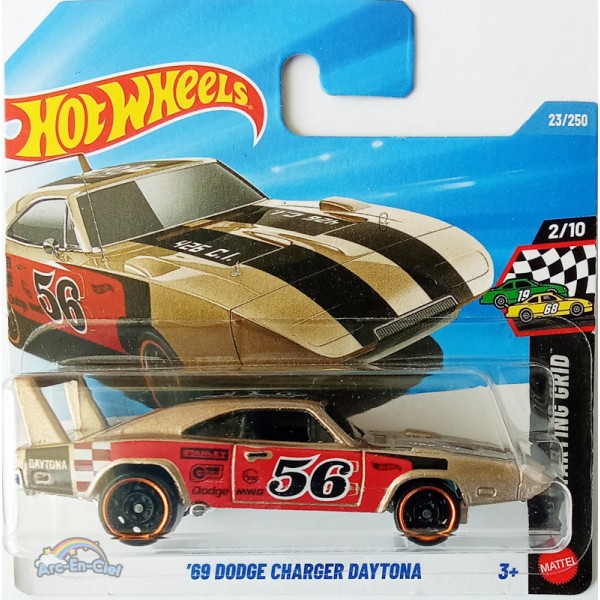 Hot Wheels Véhicule Miniature '69 Dodge Charger Daytona JJH97