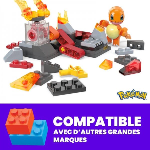 MEGA Pokémon Danse Flammes de Salamèche 81 pièces