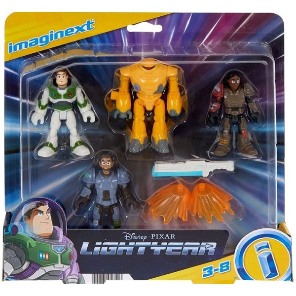 Imaginext Disney Pixar Toy Story - Coffret 4 Figurines Articulés & Accessoires