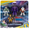 Imaginext Disney Pixar Toy Story - Coffret 4 Figurines Articulés - Mission Buzz L'Eclair