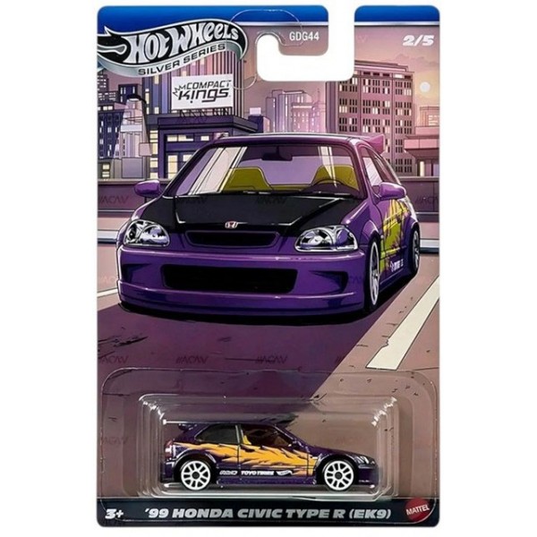 Voiture Miniature Hot Wheels '99 Honda Civic Type R (EK9)