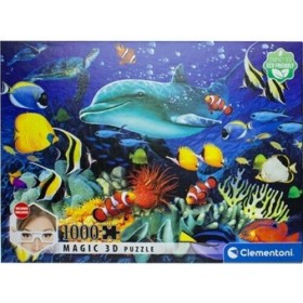 Puzzle Magic 3D Dauphin 1000 Pièces - Clementoni 61681