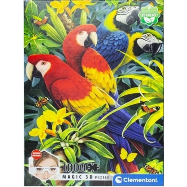 Puzzle Magic 3D Aras Majestueux 1000 Pièces - Clementoni 81682