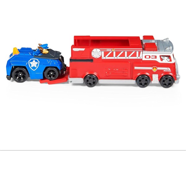 Véhicules Pat Patrouille 2 En 1 - Pack Camion De Pompiers