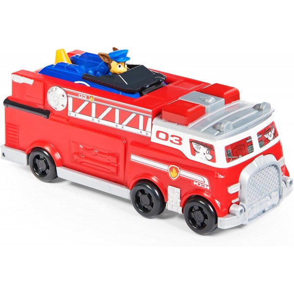Véhicules Pat Patrouille 2 En 1 - Pack Camion De Pompiers