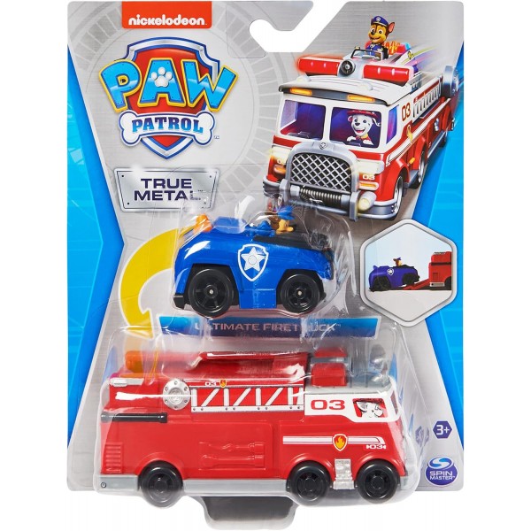 Véhicules Pat Patrouille 2 En 1 - Pack Camion De Pompiers