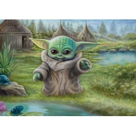 Puzzle Schmidt 1000 Pièces – STAR WARS Mandalorian Childs Play 59955 by Thomas Kinkade Studios
