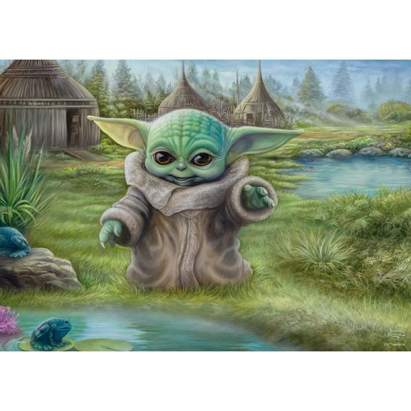 Puzzle Schmidt 1000 Pièces – STAR WARS Mandalorian Childs Play 59955 by Thomas Kinkade Studios