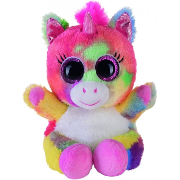 Peluche Licorne Lashy Multicolore 15cm - BAUER