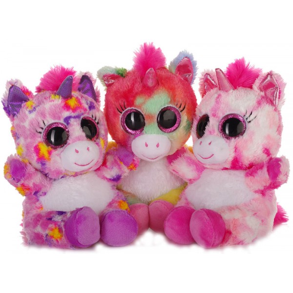 Peluche Licorne Lashy Multicolore 15cm - BAUER
