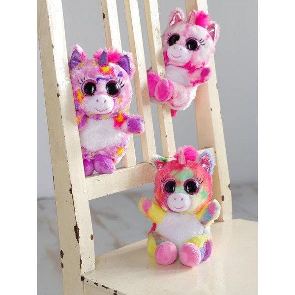 Peluche Licorne Lashy Multicolore 15cm - BAUER