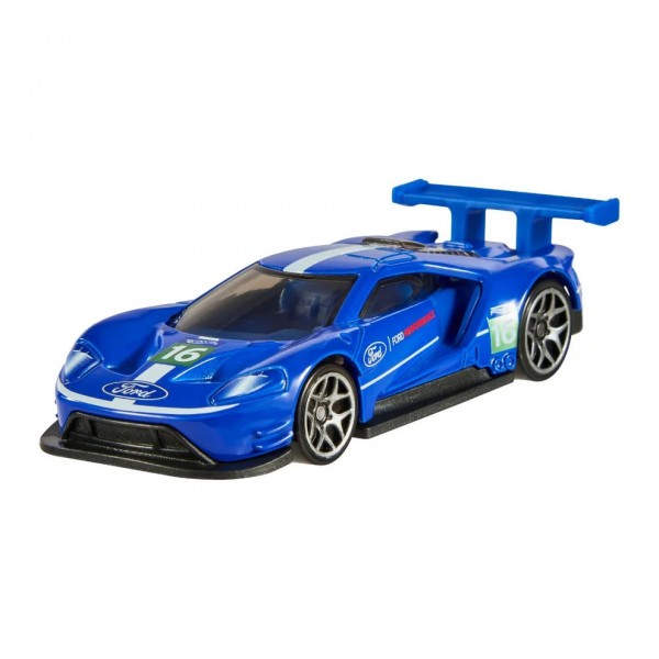 Voiture Miniature Hot Wheels XL 1:43 - 2016 Ford GT Race (JLJ48)