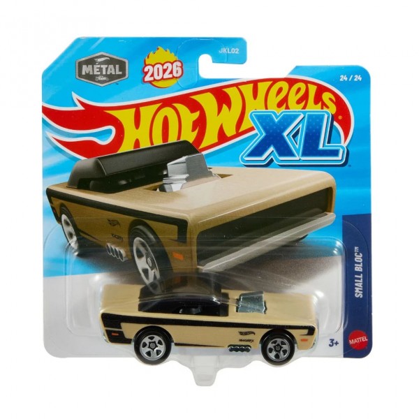 Voiture Miniature Hot Wheels XL 1:43 - Small Bloc (JLJ51)