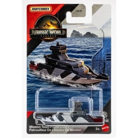 Véhicule Matchbox Jurassic World Patrouilleur Equipe Mission