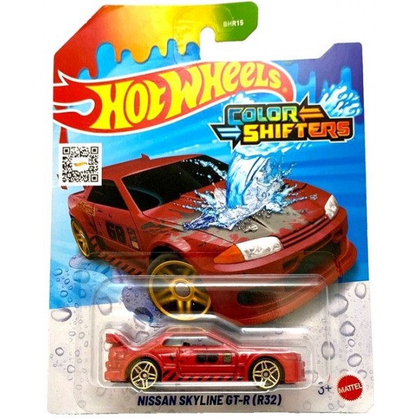 Voiture Hot Wheels Color Shifters Nissan Skyline GT-R 32 1/64