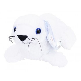 Peluche Phoque Blanc - 25cm