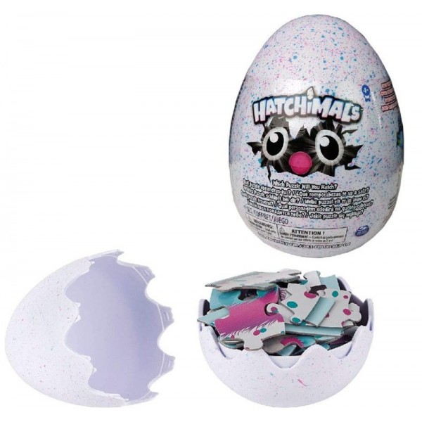 HATCHIMALS - Puzzle Pack Œuf 46 Pieces - Modèle aléatoire