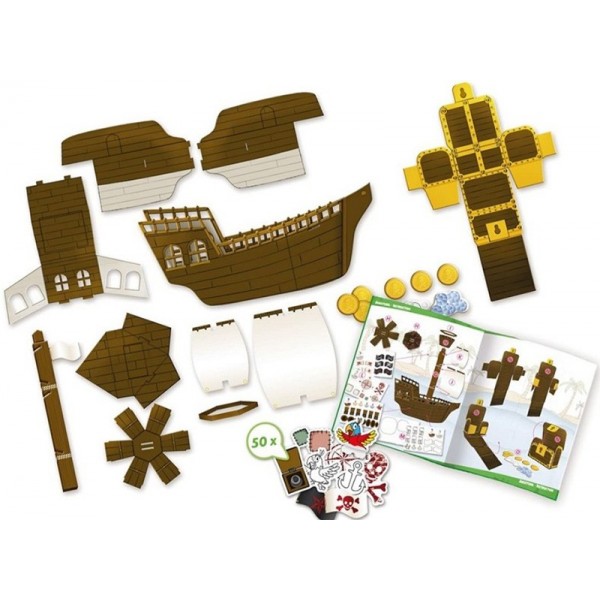 Kit d'assemblage bateau de pirates - LENA