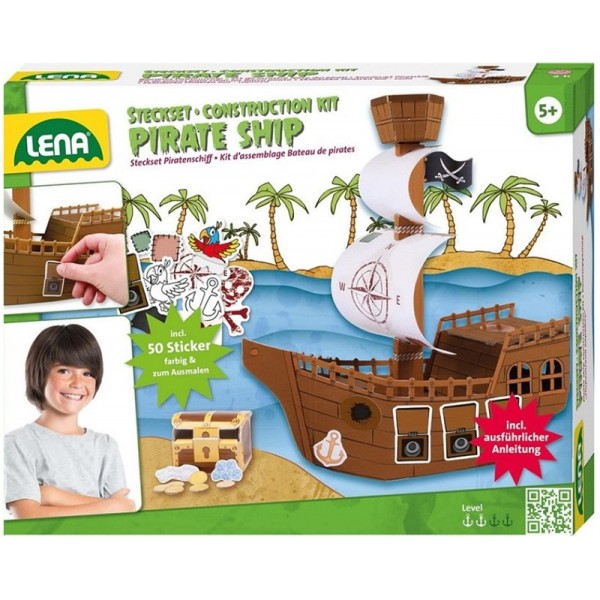 Kit d'assemblage bateau de pirates - LENA