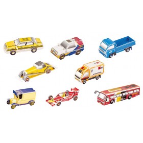 Puzzle 3D Car Series de 8 Véhicules Auto de Collection