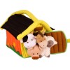 Ferme "Textile" avec 4 peluches