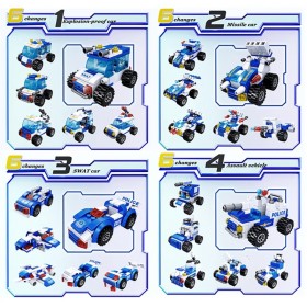 Lele Brother City Police - 51 Formes - 700 pièces