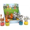 Figurines animaux en Bois Poussoirs Jungle