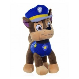 Peluche Pat Patrouille 27cm - Marcus Ruben Chase Rocky Skye Zuma - modèle Chase