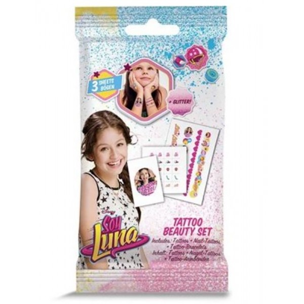 Soy Luna Sachet de Tatouages - 3 feuilles