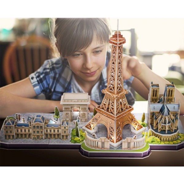 Puzzle 3D Paris LED