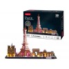 Puzzle 3D Paris LED