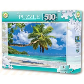 Puzzle Seychelles 500 pièces - 61x46cm
