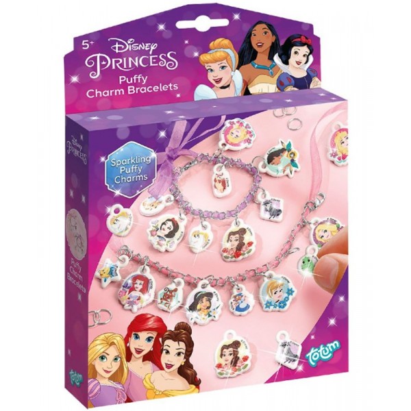 Totum Disney Princess - Puffy Charm Bracelets