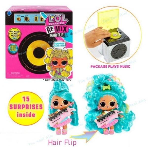 Figurine LOL Surprise Remix Hair Flip - Modèle aléatoire